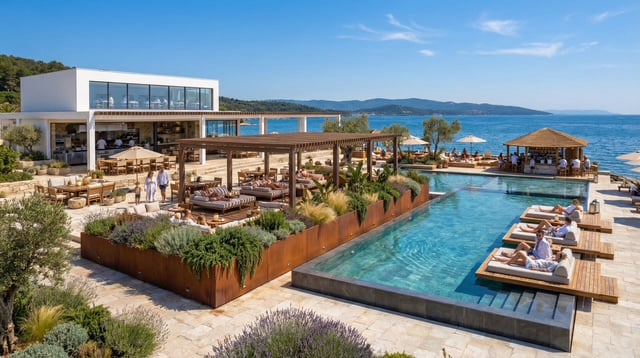 Resortentwicklung - Restaurant mit Bar